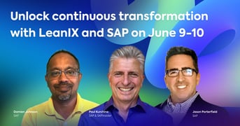 Unlock continuous transformation with LeanIX and SAP on June 9-10, 2022